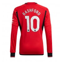 Camiseta Manchester United Marcus Rashford #10 Primera Equipación Replica 2023-24 mangas largas
